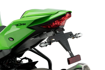 KAWASAKI ZX-10R/RR [2021] - License plate holder | Black | PUIG 20535N