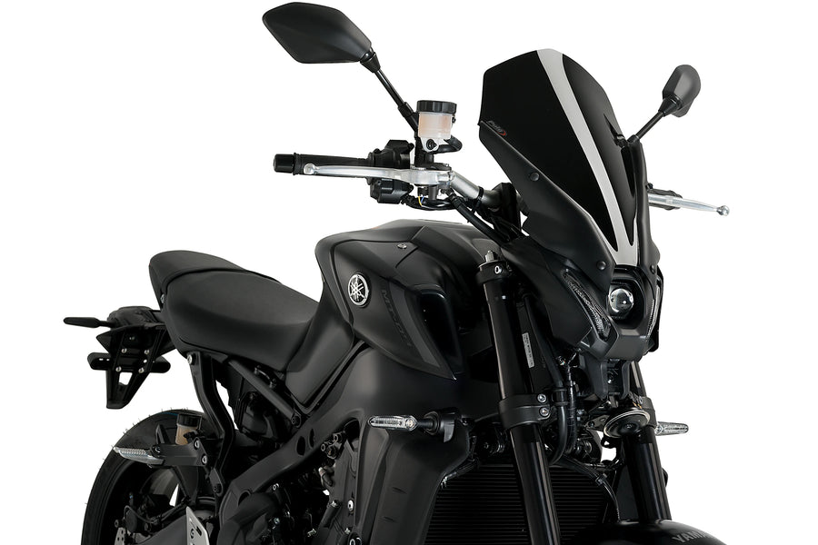 YAMAHA MT-09 SP [2023] - New Generation Touring Windshield | Black | PUIG 20645N