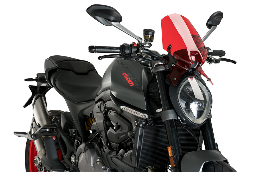 DUCATI MONSTER 937 SP [2024] – New Generation Sport Windschild | Rot | PUIG 20712R