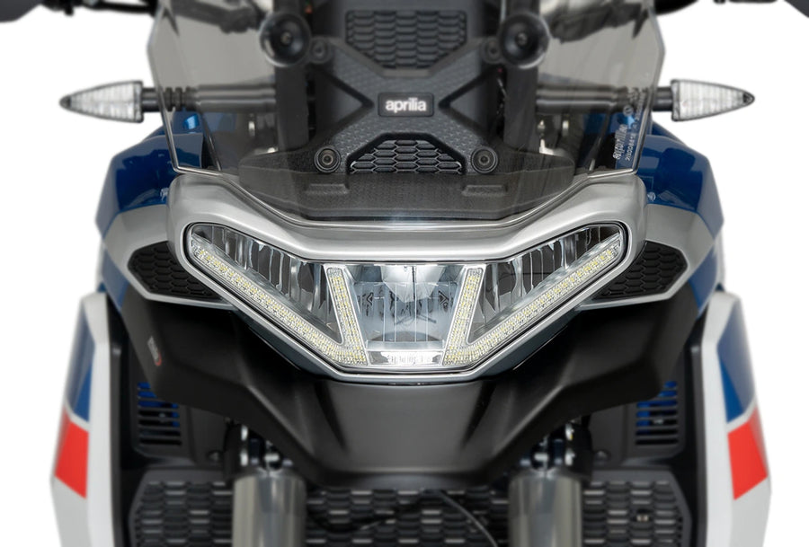 APRILIA TUAREG 660 RALLY [2025] - Adhere headlight protection | Clear | PUIG 21185W