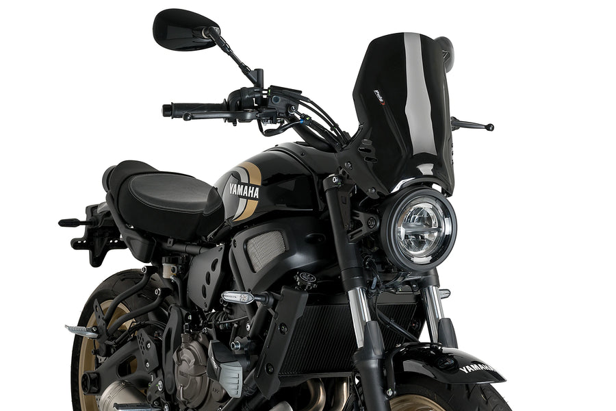 YAMAHA XSR 700 [2025] - New Generation Sport Windshield | Black | PUIG 21430N