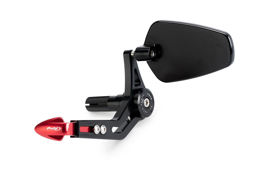 KTM 890 DUKE R [2025] - Clutch lever protection with rearview mirror Pro | Red | PUIG 21441R