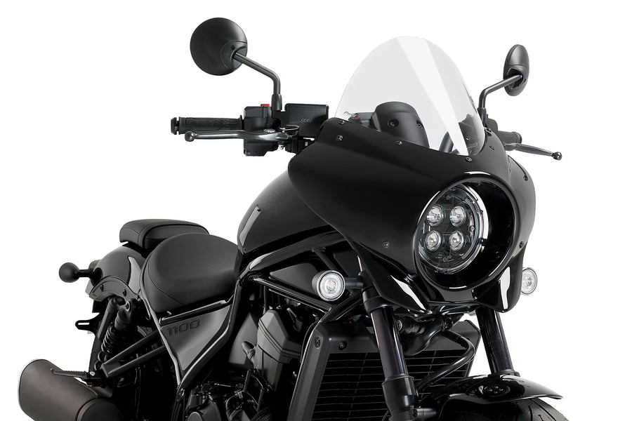 HONDA CMX 1100 REBEL DCT [2025] - Mirage Touring half-shell fairing | Clear | PUIG 21461W