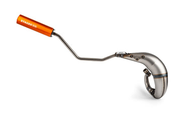 Beta RR SM 50 2T - Exhaust Streetrace High Mount CNC orange