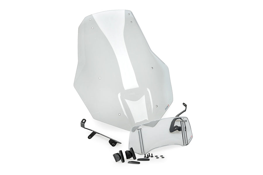 TRIUMPH BONNEVILLE T 120 BLACK [2025] - PUIG touring screen with spoiler screen | Clear | PUIG 21799W