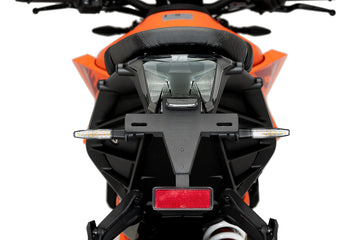 KTM 125 DUKE / 390 DUKE [2024] - License plate holder | Black | PUIG 21917N