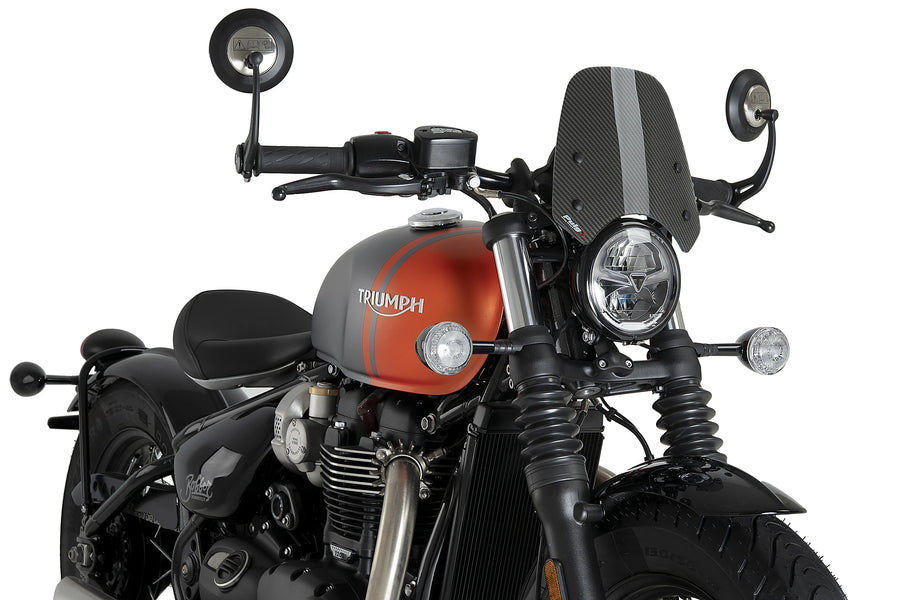 TRIUMPH BONNEVILLE BOBBER [2025] - New Generation Sport | Carbon-Optik | PUIG 21925C