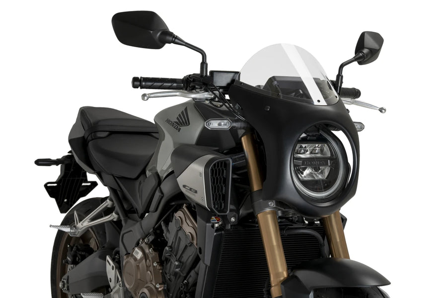 HONDA CB 650 R NEO SPORTS CAFE [2025] – Retro windshield – Tinted