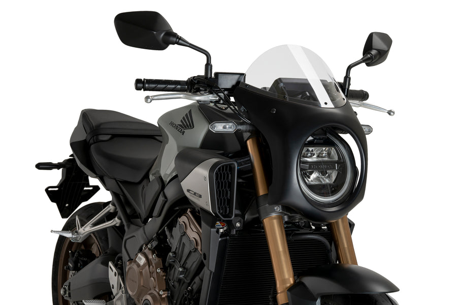 HONDA CB 650 R NEO SPORTS CAFE [2025] – Retro windshield – Tinted