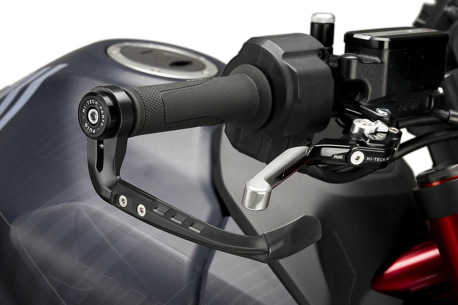 KTM RC 390 [2025] - Brake lever protection RAW | Black | PUIG 21993N