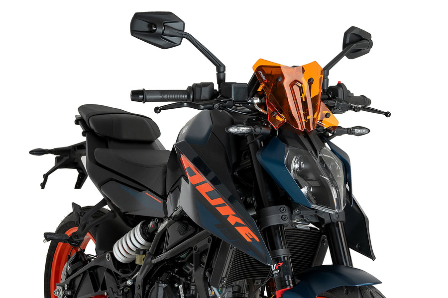 KTM 390 DUKE [2025] - New Generation Sport Screen | Orange | PUIG 21997T