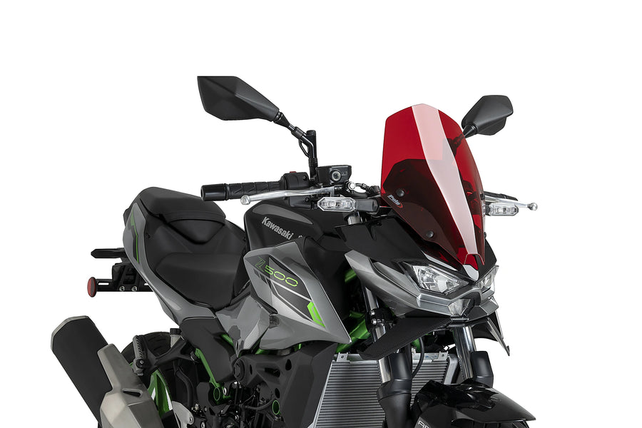 KAWASAKI Z 500 SE [2025] - PUIG New Generation Touring Screen | Red | PUIG 22009R