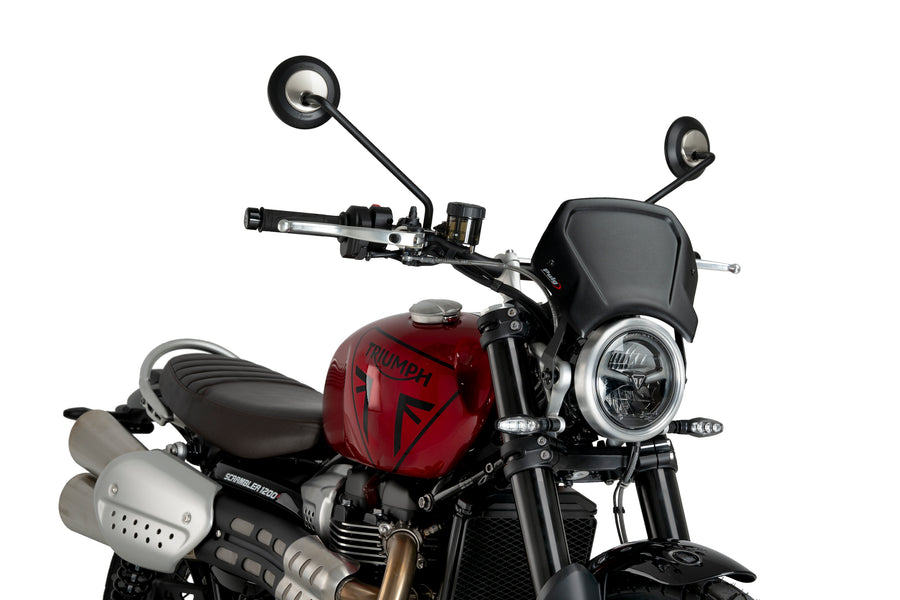 TRIUMPH SCRAMBLER 1200X [2025] – ALU faceplate – silver