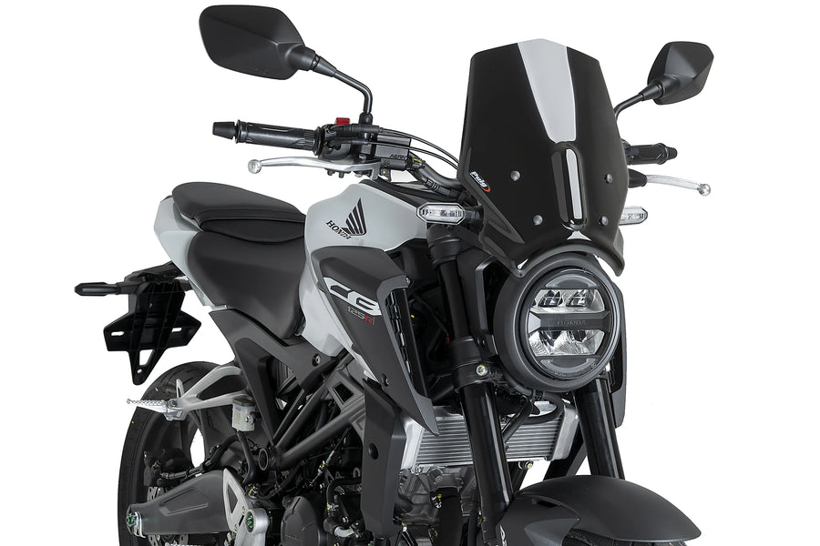 HONDA CB 300 R NEO SPORTS CAFE [2025] - New Generation Sport Windshield | Black | PUIG 22296N