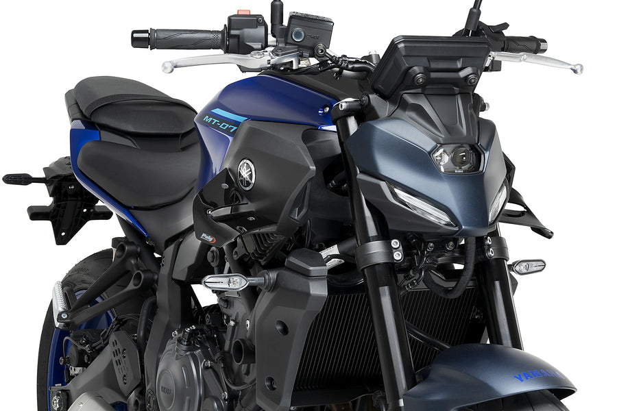 YAMAHA MT-07 Y-AMT [2025] - D12 Spoiler | Black | PUIG 22416N