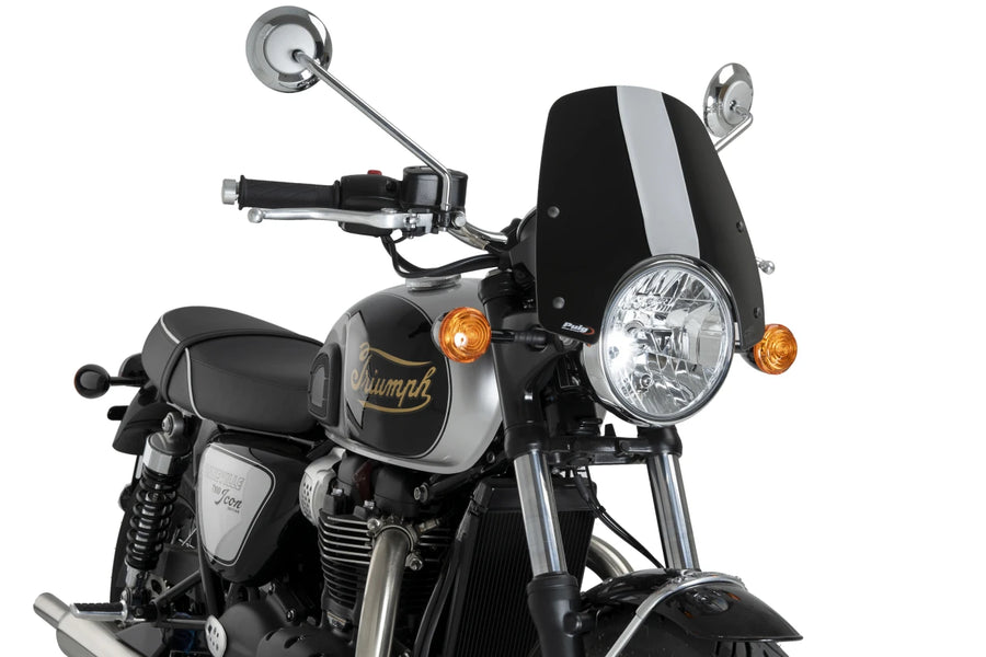 TRIUMPH BONNEVILLE T 120 BLACK [2025] – Long handlebar ends – Carbon look