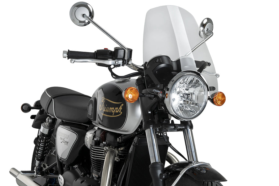 TRIUMPH BONNEVILLE T1 - New Generation Touring Windschild | Klar | PUIG 22454W