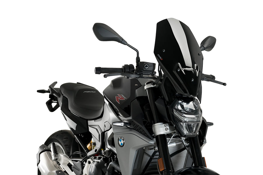 BMW F 900 R [2025] - New Generation Touring Windshield | Black | PUIG 22488N