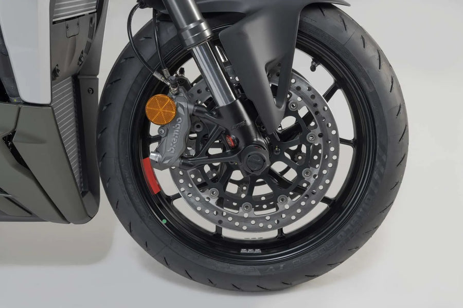 ducati diavel [SW-MOTECH] – front wheel axle protection set