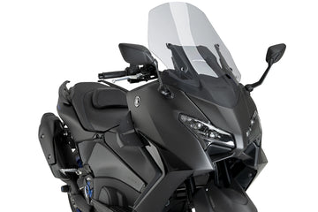 YAMAHA T-MAX 560 TECH MAX [2025] - D12 Spoiler | Matt black | PUIG 22606J