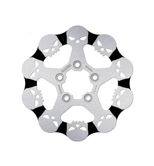 Harley-Davidson Xl 883 R Roadster [2009-2010, 2013] - Fester Bremsscheibe Skull – Bild 3