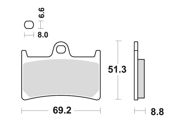 YAMAHA YZF R 1 [2015-2023] - Dual Sinter brake pads
