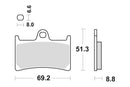 YAMAHA MT 07 [2014-2023] - Dual Sinter brake pads