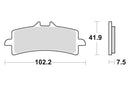 SUZUKI GSX R 750 [2011-2018] - Dual Sinter brake pads