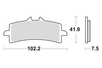 MV AGUSTA F4 [2008-2011] - Dual Sinter brake pads