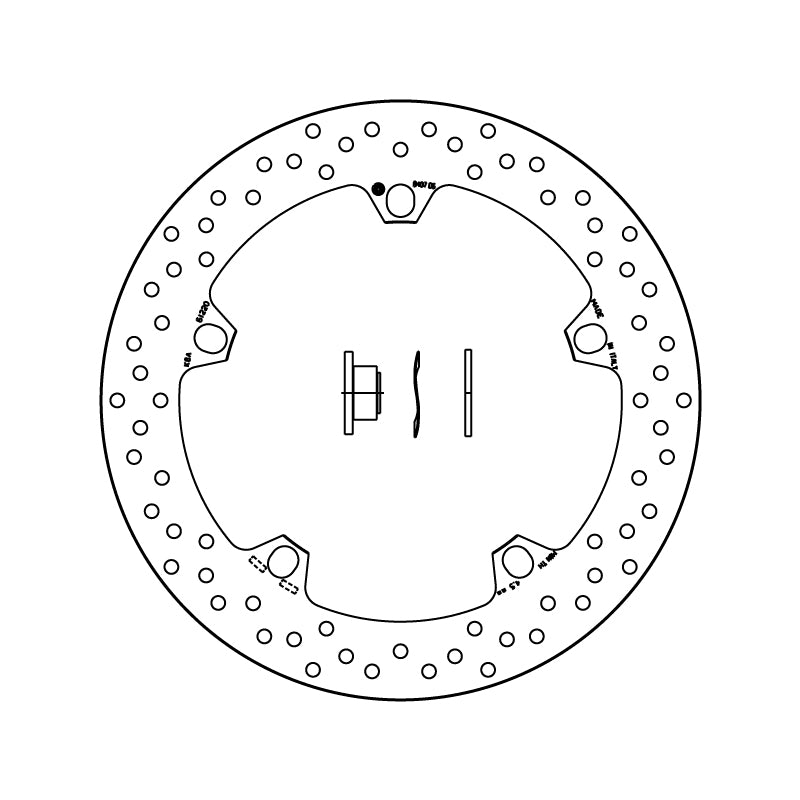 BMW R 1250 GS ADVENTURE [2019-2021] - Oro series brake disc