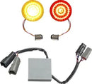 Harley Davidson FXS [CUSTOM DYNAMICS] – SMART LED bullet turn signal inserts