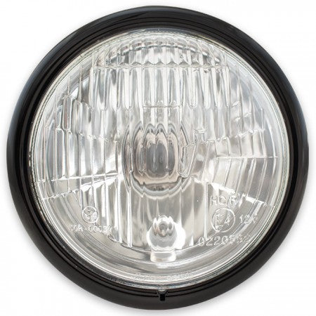 Kawasaki W 650 – H4 headlight Bullet 5¾ inch black for universal conversion