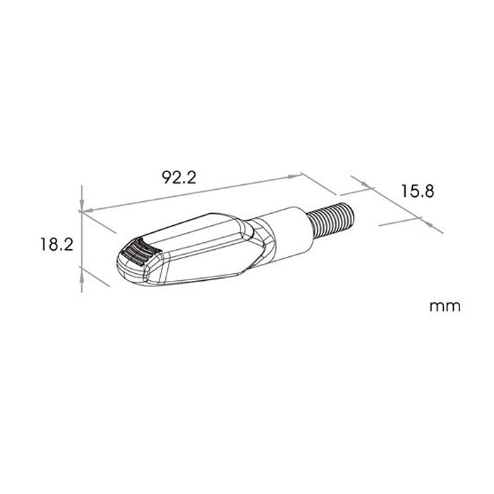 Kawasaki Z 650 – Jet running light LED indicator pair