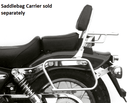 Honda CA 125 Rebel [1995-2001] - Sissybar with luggage rack chrome