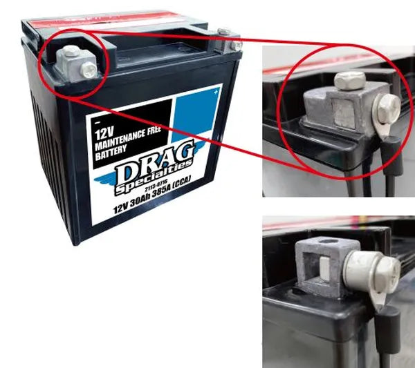 BMW K 100 RT [DRAG SPECIALTIES] – Maintenance-free battery