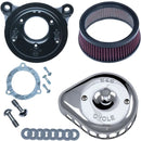 Harley-Davidson FLSTFB 1690 Fat Boy Special [2016-2017] - Mini Teardrop Stealth Luftfilter-Kit – Oberfläche: Silber – Bild 2