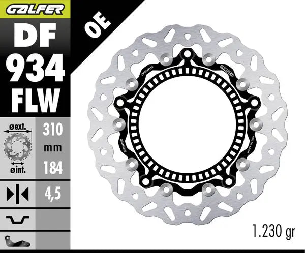 Triumph Tiger Sport 660 ABS [2022-2026] - Schwimmende Wave-Bremsscheibe – Bild 2
