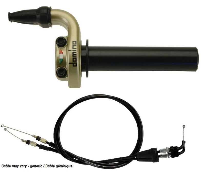 Ktm Exc 520 [DOMINO] - KRE handlebar grips with cables gold