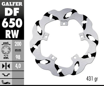 Piaggio FLY 50 4T 2V [2005-2006, 2009, 2018-2019] - Wave® brake disc - picture 2