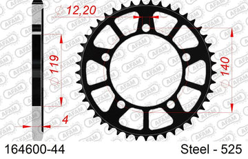 BMW M 1000 RR [2021-2026] - Kettenkit 525XHR3 17/46-122 - Standard Kettenrad