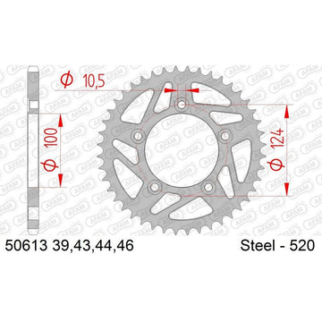 DUCATI 698 HYPERMOTARD MONO [2024-2026] - Kettenkit 520XHR2 15/42-110 - Standard Kettenrad
