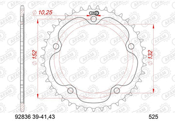 MV Agusta Turismo Veloce 800 R [2024-2025] - Kettenkit 525XHR3 16/39-114 - Standard Kettenrad