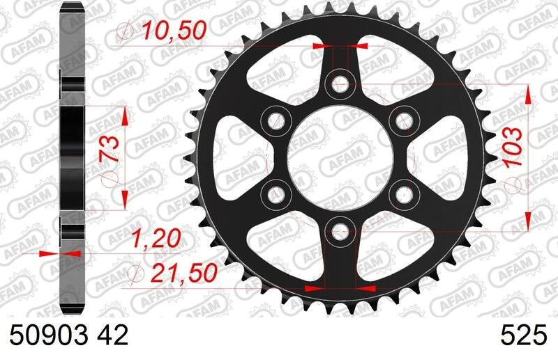 Ducati Multistrada V4 S [2021-2025] - Kettenkit 525 XHR4 - 16/42-124 - Standard Kettenrad Stahl