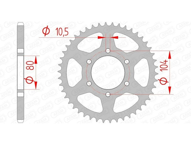 Kawasaki Z 650 RS [2022-2025] - Kettenkit 520 XHR4 - 15/46-114 - Standard Kettenrad Stahl