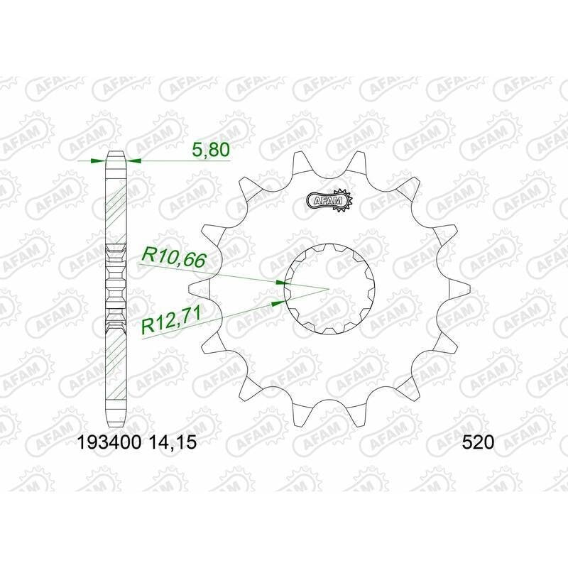 Benelli TRK 702 X [2023-2025] - Kettenkit 520 XSR4 - 15/46-118 - Standard Kettenrad Stahl