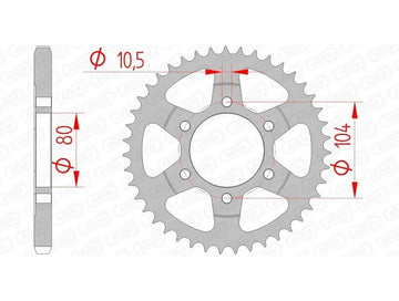 Kawasaki Ninja ZX-10RR [2021-2025] - Kettenkit 525 XHR4 - 17/41-116 - Standard Kettenrad Stahl