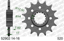Ducati Panigale V 4 25 Anniversario 916 [2019] - Kettenkit 520 XHR4 - 16/41-114 - Standard Kettenrad Alu - AFAM-Kettenradträger erforderlich