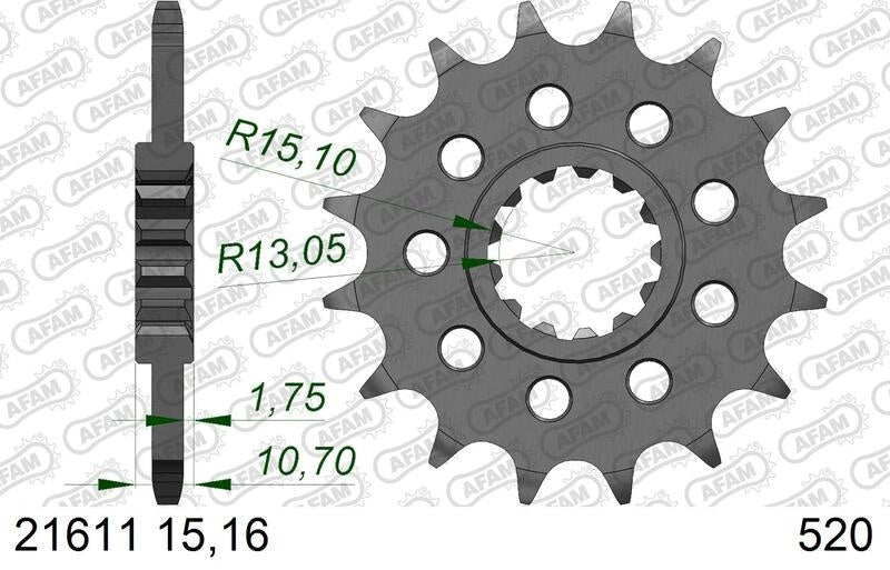 Yamaha Ténéré 700 Rally [2025-2026] - Chain kit 520 XHR4 - 15/46-122 - Standard sprocket steel