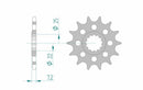 Suzuki Katana S 1000 [2020-2021] - Kettenkit 520 XHR4 - 17/44-116 - Standard Kettenrad Alu