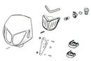 Generic Trigger SM 50 2T AM6 - Scheinwerfermaske Doppeloptik